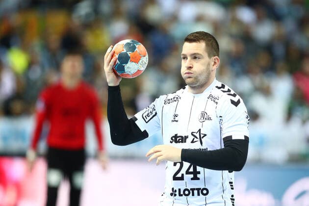 Miha Zarabec Kiel HSG Wetzlar vs. THW Kiel, Handball, 1 Bundesliga, 17 10 2019 HSG Wetzlar vs. THW Kiel, Handball, 1 Bundesliga, 17 10 2019 Wetzlar Copyright: xEIBNER RenexWeissx EP_RWS