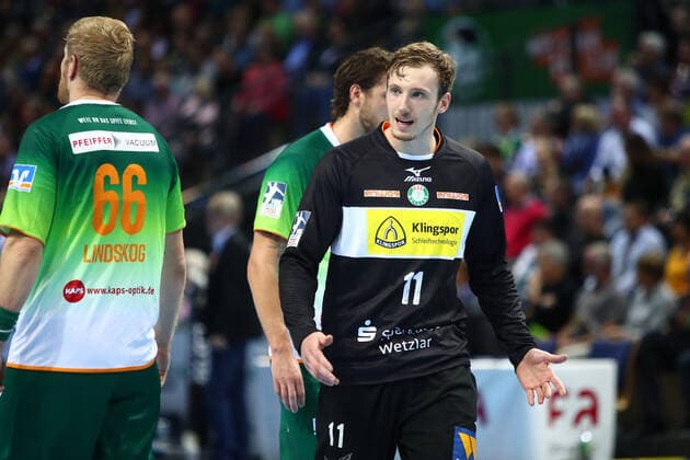 Till Klimpke Wetzlar HSG Wetzlar vs. THW Kiel, Handball, 1 Bundesliga, 17 10 2019 HSG Wetzlar vs. THW Kiel, Handball, 1 Bundesliga, 17 10 2019 Wetzlar Copyright: xEIBNER RenexWeissx EP_RWS