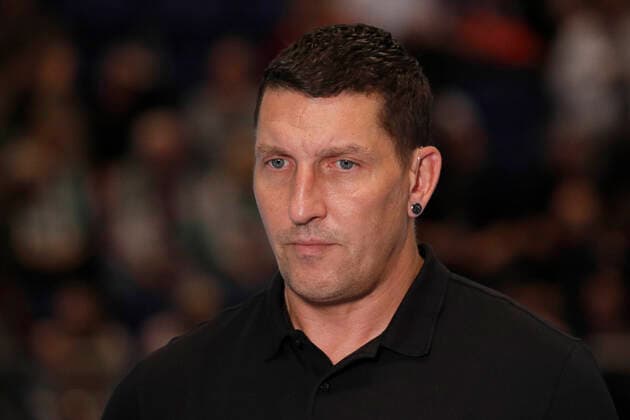17 10 2019, TUI Arena, Hannover, League match, 1 Bundesliga, TSV Hannover Burgdorf vs. Rhein Neckar Loewen, in picture Stefan Kretzschmar TSV Hannover Burgdorf vs. Rhein Neckar Loewen