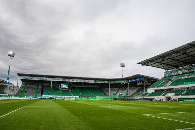 Sportpark Ronhof Thomas Sommer about 90 minutes before kick-off SpVgg Greuther Fürth SG Dynamo Dresden Football 2 League Season 2019 2020 10 Matchday Sportpark Ronhof Thomas Sommer Fürth 18 October 2019