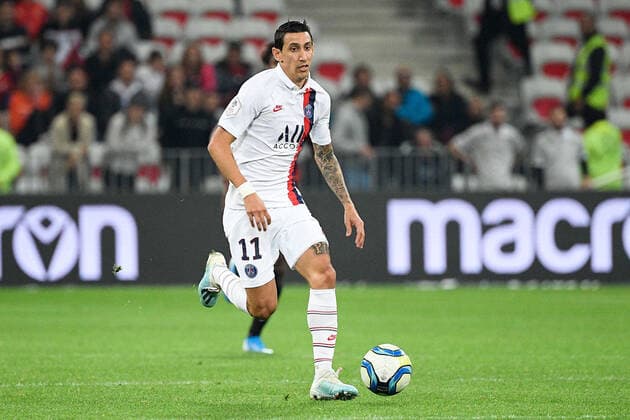11 ANGEL DI MARIA (PSG) FOOTBALL : Nice vs Paris SG - Ligue 1 Conforama - 18 10 2019 FEP Panoramic 