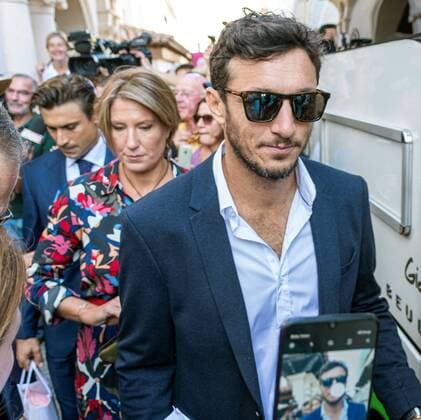 Juan Monaco leaves a hotel in Pollenca, Mallorca, Balearic Islands, Spain, 19 October 2019, to attend Spanish tennis player Rafael Nada s wedding. Nadal will marry long-tim partner Maria Francisca Perello Xisca on a private ceremony held at the Pollenca Bay in Mallorca. Guests arrive for Rafa Nadal and Xisca s weeding !ACHTUNG: NUR REDAKTIONELLE NUTZUNG!  Copyright: xCatixCladerax GRAF3210 20191019-637070939351110306