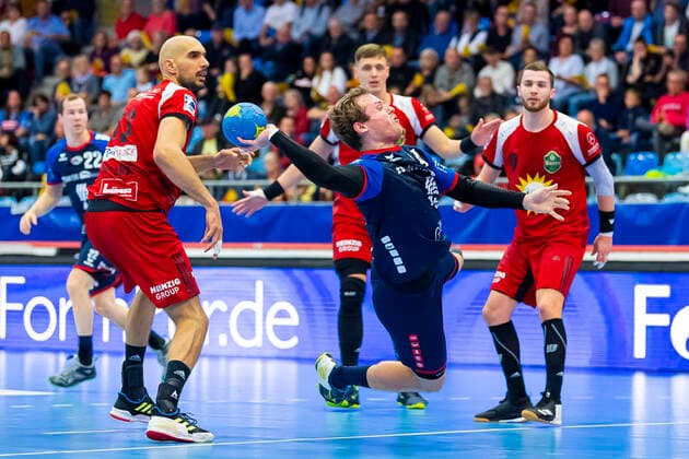 Bietigheim, Germany 19 October 2019 2 BL 19 20 SG BBM Bietigheim vs TuS N Lübbecke Patrick Rentschler SG BBM Bietigheim Bietigheim Egetrans Arena Baden Württemberg Germany