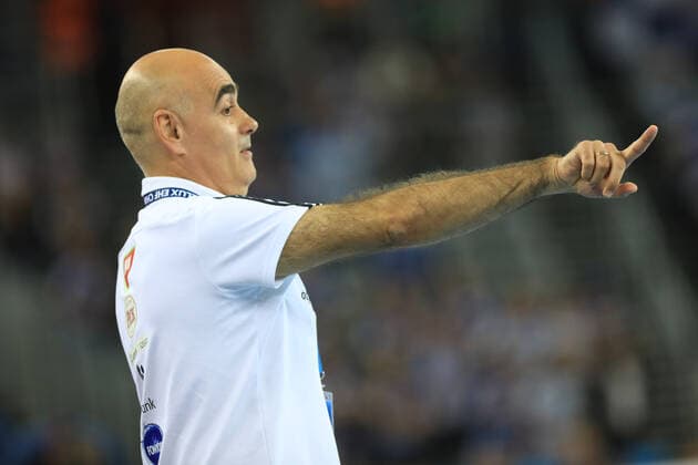 Zagreb, 20.10.2019. - Arena Zagreb hall, 2019 20 EHF Men s Champions League Group Phase. HC PPD Zagreb (black) - MOL Pick Szeged (white) 21:26 PASTOR GOMEZ Juan Carlos 