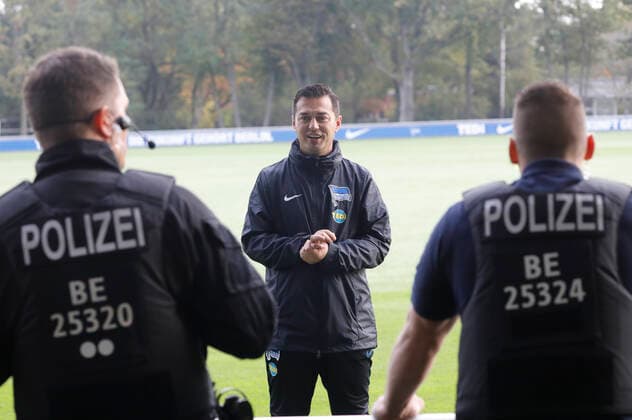 Berlin, Sportpark, GER, 1 FBL, Hertha BSC, Season 2019 2020, Training, Photo Ante Covic, Chief Trainer