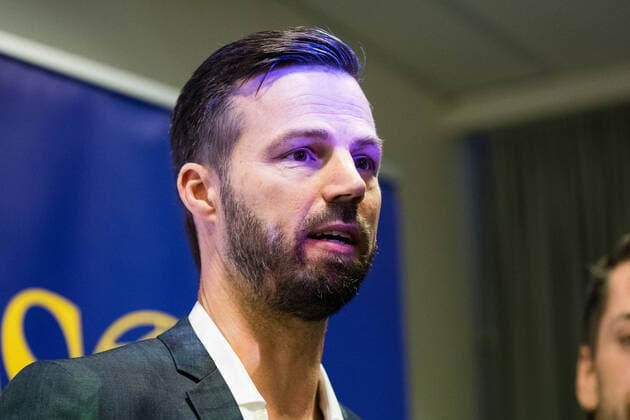 191022 Swedens national team captain Henrik Signell presents the World Cup squad during a press conference on October 22, 2019 in Stockholm,  Copyright: ANDREASxLxERIKSSON BB191022AE004