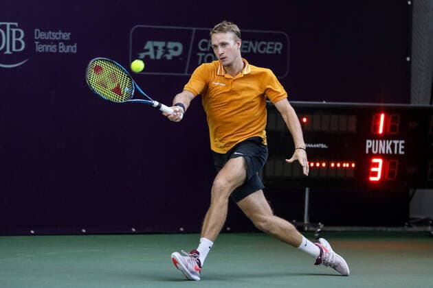 Jelle SELS NED , Tennis Challenger Hamburg 2019, ATP Challenger Tour, Hamburg, 22 10 2019,