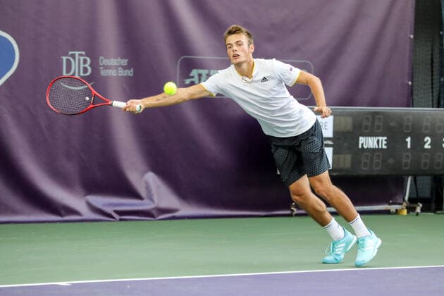 Kacper ZUK POL , Tennis Challenger Hamburg 2019, ATP Challenger Tour, Hamburg, 22 10 2019,