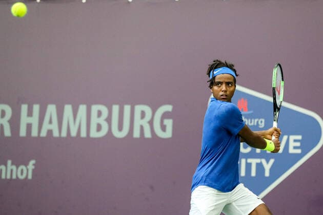 Elias YMER SWE 2 , Tennis Challenger Hamburg 2019, ATP Challenger Tour, Hamburg, 23 10 2019,