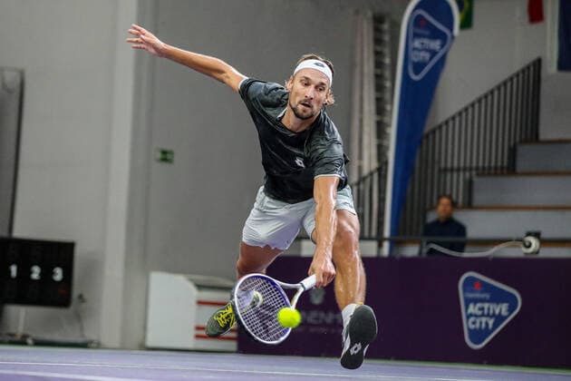 Ruben BEMELMANS BEL , Tennis Challenger Hamburg 2019, ATP Challenger Tour, Hamburg, 23 10 2019,