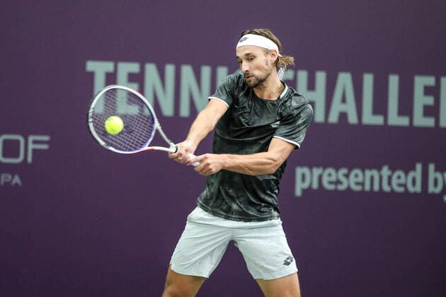 Ruben BEMELMANS BEL , Tennis Challenger Hamburg 2019, ATP Challenger Tour, Hamburg, 23 10 2019,