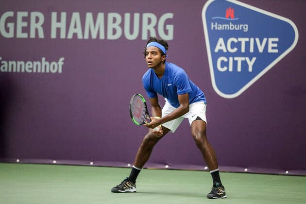 Elias YMER SWE 2 , Tennis Challenger Hamburg 2019, ATP Challenger Tour, Hamburg, 23 10 2019,