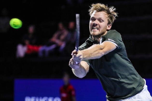 Swiss Indoors ATP World Tour 500 2019 3 Round 23 10 2019 Kevin Krawietz GER , at the Swiss Indoors ATP World Tour 500 Tennis Match 1 8 Finals Double between Kevin Krawietz GER Andreas Mies GER and Jeremy Chardy FRA Fabrice Martin FRA , on Wednesday, October 23 2019 St Jakobshalle in Basel Switzerland Copyright: xBEAUTIFULxSPORTS G.xHubbsx