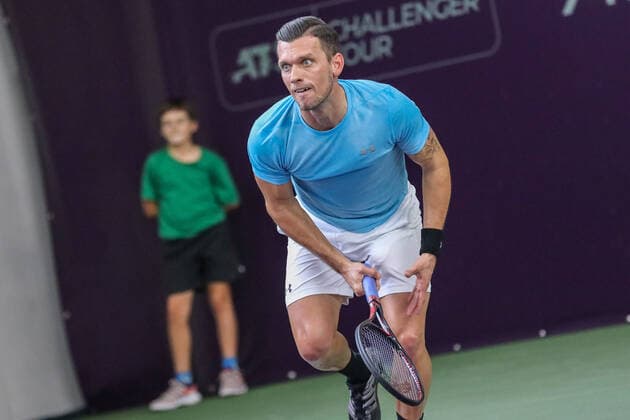Tobias KAMKE GER , Tennis Challenger Hamburg 2019, ATP Challenger Tour, Hamburg, 23 10 2019,