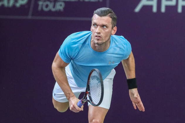 Tobias KAMKE GER , Tennis Challenger Hamburg 2019, ATP Challenger Tour, Hamburg, 23 10 2019,