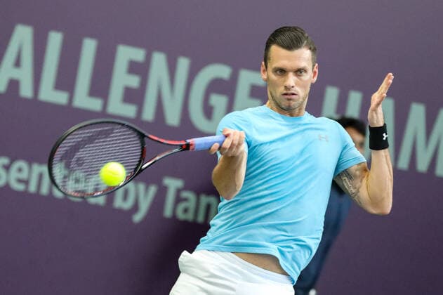 Tobias KAMKE GER , Tennis Challenger Hamburg 2019, ATP Challenger Tour, Hamburg, 23 10 2019,