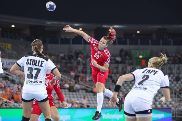 Sport Bilder des Tages Friendly match between Croatia and Germany at the Zagreb Arena 23.10.2019., Croatia, Zagreb - Friendly handball match between Croatia and Germany at the Zagreb Arena. Dora Lackovic  LukaxStanzl PIXSELL