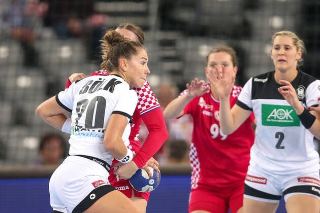 Friendly match between Croatia and Germany at the Zagreb Arena 23.10.2019., Croatia, Zagreb - Friendly handball match between Croatia and Germany at the Zagreb Arena. Emily Bolk.  LukaxStanzl PIXSELL