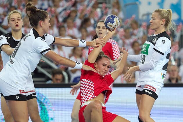 Friendly match between Croatia and Germany at the Zagreb Arena 23.10.2019., Croatia, Zagreb - Friendly handball match between Croatia and Germany at the Zagreb Arena.  LukaxStanzl PIXSELL