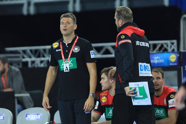 Zagreb, 23.10.2019. - Friendly handball match between Croatia and Germany at the Zagreb Arena. Croatia (white) - Germany (black) 25:26 Christian PROKOP 