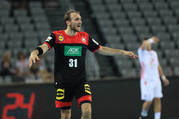 Zagreb, 23.10.2019. - Friendly handball match between Croatia and Germany at the Zagreb Arena. Croatia (white) - Germany (black) 25:26 MARCEL SCHILLER (31) 