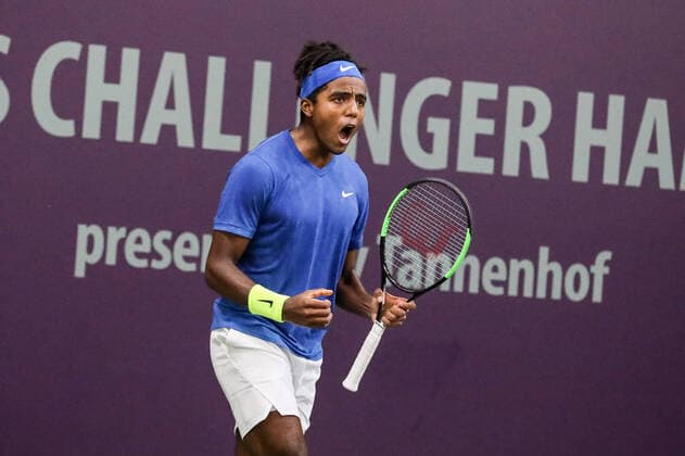 Elias YMER SWE 2 , Tennis Challenger Hamburg 2019, ATP Challenger Tour, Hamburg, 24 10 2019,