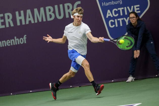 Cedrik Marcel STEBE GER , Tennis Challenger Hamburg 2019, ATP Challenger Tour, Hamburg, 24 10 2019,