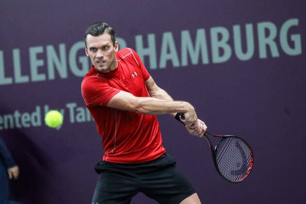 Tobias KAMKE GER , Tennis Challenger Hamburg 2019, ATP Challenger Tour, Hamburg, 24 10 2019,