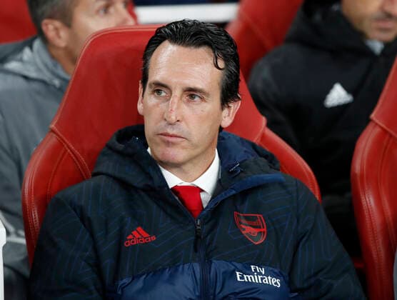 Fußball, Trainerhistorie, FC Arsenal Unai Emery manager of Arsenal during the UEFA Europa League match at the Emirates Stadium, London. Picture date: 24th October 2019. Picture credit should read: David Klein Sportimage EDITORIAL USE ONLY. No use with unauthorised audio, video, data, fixture lists, club league logos or live services. Online in-match use limited to 120 images, no video emulation. No use in betting, games or single club league player publications. SPI-0277-0009