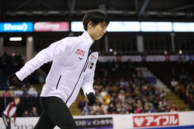 Yuzuru Hanyu (JPN), OCTOBER 24, 2019 - Figure skating, Eiskunstlauf : ISU Grand Prix of Figure Skating 2019 2020 2019 Skate Canada International Men s Practice at Prospera Place, Kelowna, Canada. Noxthirdxpartyxsales  (115077982)