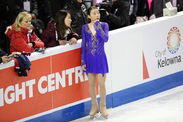 (L to R) Mie Hamada, ?Rika Kihira (JPN), OCTOBER 24, 2019 - Figure skating, Eiskunstlauf : ISU Grand Prix of Figure Skating 2019 2020 2019 Skate Canada International Women s Practice at Prospera Place, Kelowna, Canada. Noxthirdxpartyxsales  (115088442)
