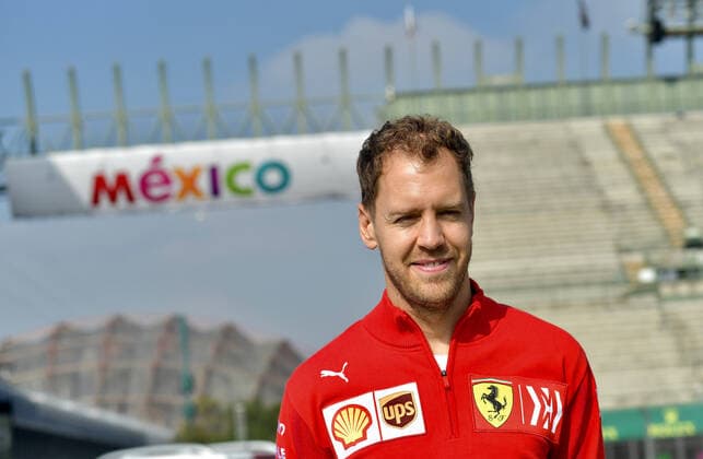 Sebastian Vettel, Scuderia Ferrari, formula 1 GP, Mexico, Mexico City, 25 10 2019 Photo mspb Jerry Andre Sebastian Vettel, formula 1 GP, Mexico,