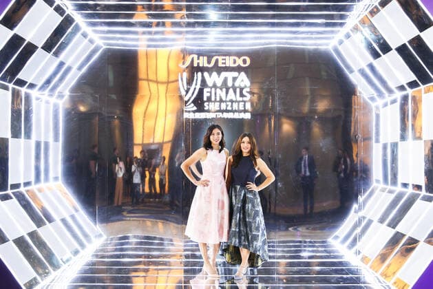 SHENZHEN, CHINA - OCTOBER 25: Chan Hao-ching (L) and Latisha Chan Yung-jan of Chinese Taipei attend 2019 WTA, Tennis Damen Finals Shenzhen Gala Evening & Draw Ceremony at Hilton Hotel on October 25, 2019 in Shenzhen, Guangdong Province of China.  Copyright: xVCGx CFP111256392005 