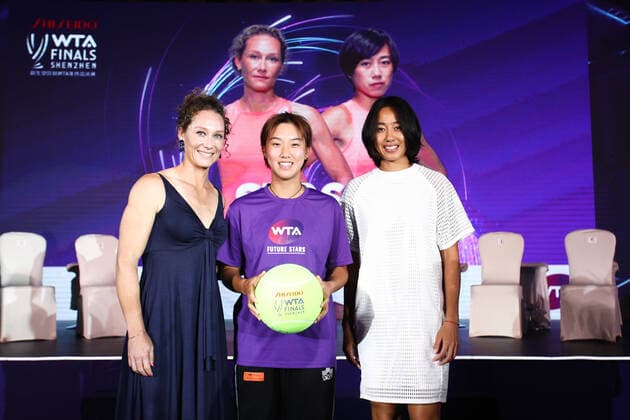 SHENZHEN, CHINA - OCTOBER 25: Samantha Stosur (L1) of Australia and Zhang Shuai (L3) of China attend 2019 WTA, Tennis Damen Finals Shenzhen Gala Evening & Draw Ceremony at Hilton Hotel on October 25, 2019 in Shenzhen, Guangdong Province of China.  Copyright: xVCGx CFP111256401526 