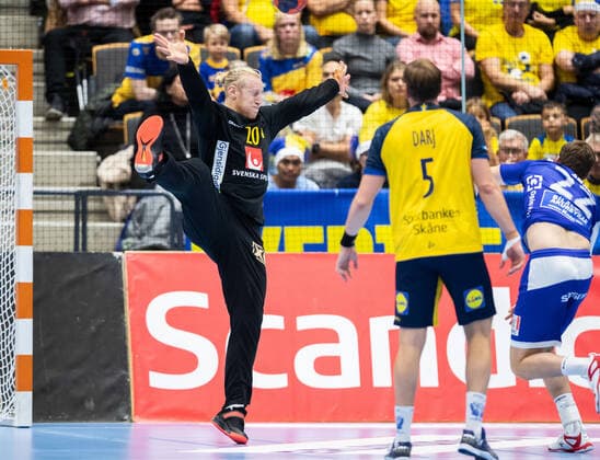 191025 Goalkeeper Mikael Appelgren of Sweden during the international friendly Handball match between Sweden and Iceland on October 25, 2019 in Kristianstad Photo Mathilda Ahlberg BILDBYRAN Cop 178 bbeng Handboll Handball National team Sweden Iceland Friendly match friendly training match international Sweden Sweden Iceland,  Copyright: MATHILDAxAHLBERG BB191025BB507