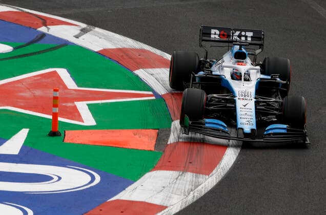 Motorsports: FIA Formula One World Championship, WM, Weltmeisterschaft 2019, Grand Prix of Mexico, 63 George Russell (GBR, ROKiT Williams Racing), Mexico-City Mexico