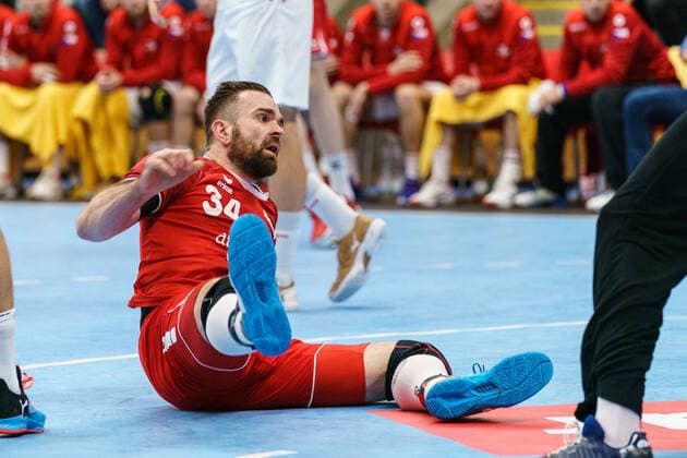 25 10 2019, Aarau, Schachenhalle, Test match Switzerland Czech Republic, Alen Milosevic Switzerland Aarau Schachenhalle Aargau Switzerland Copyright: xJustPictures.ch VedranxGalijasx