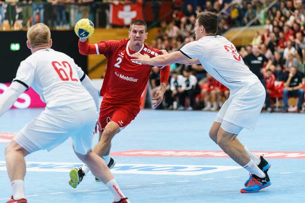 25 10 2019, Aarau, Schachenhalle, Test match Switzerland Czech Republic, Andy Schmid Switzerland Aarau Schachenhalle Aargau Switzerland Copyright: xJustPictures.ch VedranxGalijasx