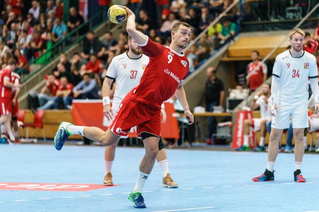 25 10 2019, Aarau, Schachenhalle, Test match Switzerland Czech Republic, Marvin Lier Switzerland Aarau Schachenhalle Aargau Switzerland Copyright: xJustPictures.ch VedranxGalijasx