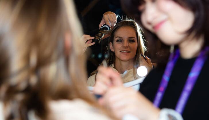 October 25, 2019, Shenzhen, CHINA: Karolina Pliskova of the Czech Republic in the Shiseido style lounge ahead of the 2019 WTA, Tennis Damen Finals tennis tournament 2019 WTA Finals, Tennis, Shenzhen, China, Oct 25 - ZUMAa181 20191025_zaa_a181_031 Copyright: xAFP7x