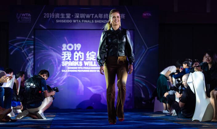 October 25, 2019, Shenzhen, CHINA: Elina Svitolina of the Ukraine during the draw gala of the 2019 WTA, Tennis Damen Finals tennis tournament 2019 WTA Finals, Tennis, Shenzhen, China, Oct 25 - ZUMAa181 20191025_zaa_a181_052 Copyright: xAFP7x