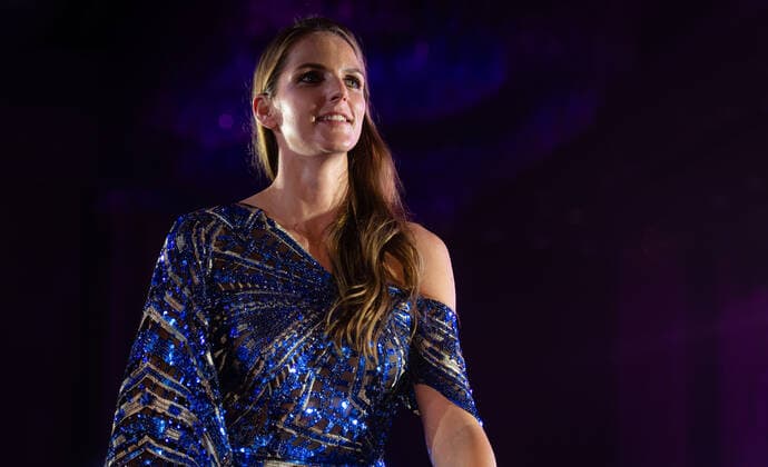 October 25, 2019, Shenzhen, CHINA: Karolina Pliskova of the Czech Republic during the draw gala of the 2019 WTA, Tennis Damen Finals tennis tournament 2019 WTA Finals, Tennis, Shenzhen, China, Oct 25 - ZUMAa181 20191025_zaa_a181_091 Copyright: xAFP7x