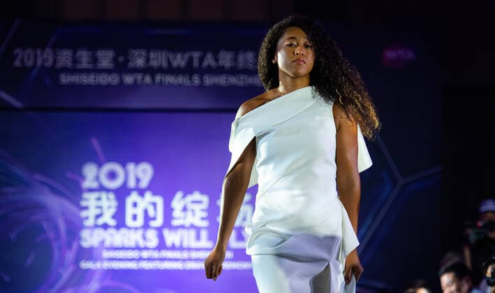 October 25, 2019, Shenzhen, CHINA: Naomi Osaka of Japan during the draw gala of the 2019 WTA, Tennis Damen Finals tennis tournament 2019 WTA Finals, Tennis, Shenzhen, China, Oct 25 - ZUMAa181 20191025_zaa_a181_084 Copyright: xAFP7x