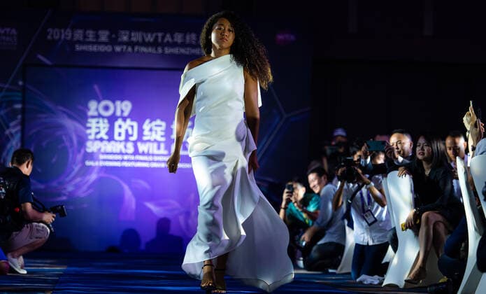October 25, 2019, Shenzhen, CHINA: Naomi Osaka of Japan during the draw gala of the 2019 WTA, Tennis Damen Finals tennis tournament 2019 WTA Finals, Tennis, Shenzhen, China, Oct 25 - ZUMAa181 20191025_zaa_a181_083 Copyright: xAFP7x