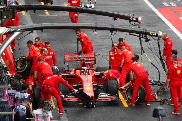 Sport Bilder des Tages Motorsports: FIA Formula One World Championship, WM, Weltmeisterschaft 2019, Grand Prix of Mexico, 5 Sebastian Vettel (GER, Scuderia Ferrari Mission Winnow), Mexico-City Mexico