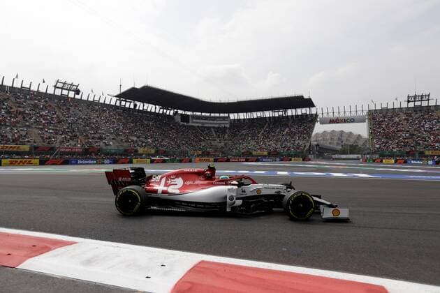 Italian Antonio Giovinazzi of Alfa Romeo team participates in the second free practice of the Mexico s Formula One Grand Prix, in Mexico City, Mexico, 25 October 2019. The Grand Prix of Mexico will take place on 27 October. Mexican Formula One Grand Prix !ACHTUNG: NUR REDAKTIONELLE NUTZUNG!  Copyright: xFranciscoxGuascox AME5647 20191026-637076501439579216