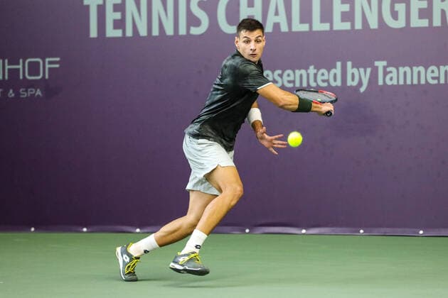 Bernabe ZAPATA MIRALLES ESP , semi-final day, Tennis Challenger Hamburg 2019, ATP Challenger Tour, Hamburg, 26 10 2019,