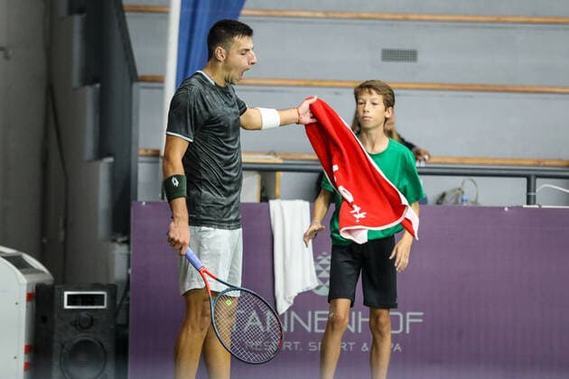 Bernabe ZAPATA MIRALLES ESP , semi-final day, Tennis Challenger Hamburg 2019, ATP Challenger Tour, Hamburg, 26 10 2019,