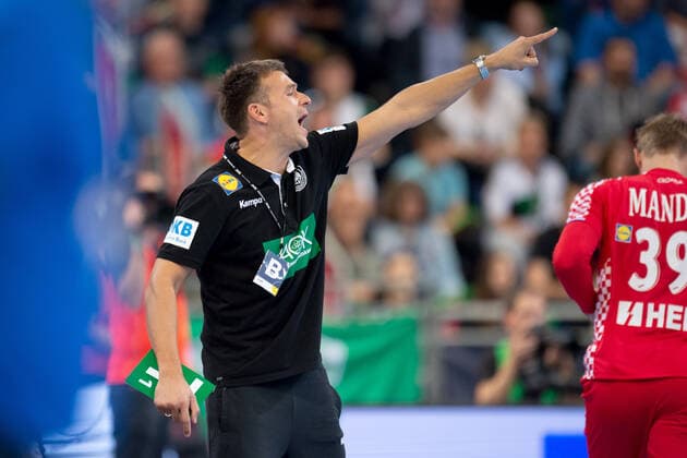 Hannover, Germany 26 10 2019 Day of Handball 2019 International match Germany vs. Croatia Christian Prokop Trainer Germany Hannover Lower Saxony Germany TUI Arena