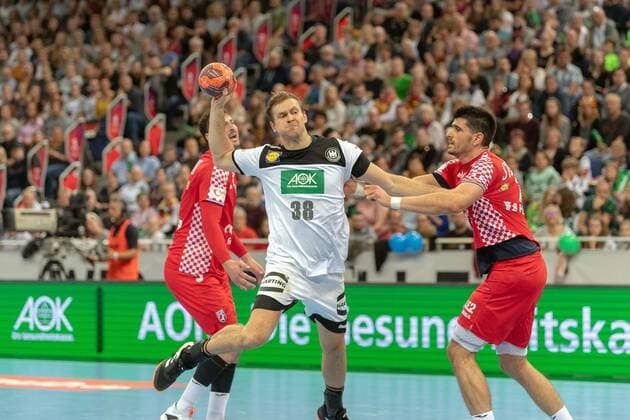 Handball Hanover 26 10 2019 International Handball Day Germany GER Croatia CRO Fabian Böhm Germany, No 38 Bohm Boehm